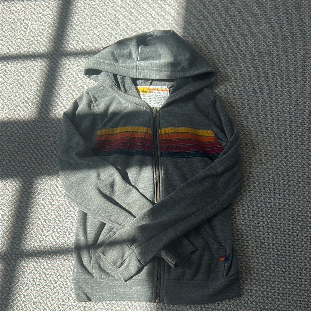 Kids Aviator Nation 5 Stripe Hoodie